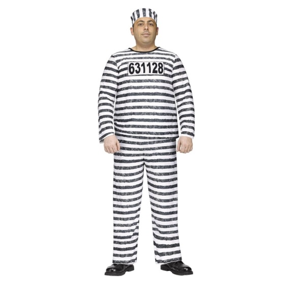 🆕Jail Bird Plus Size Costume - Picture 1 of 7